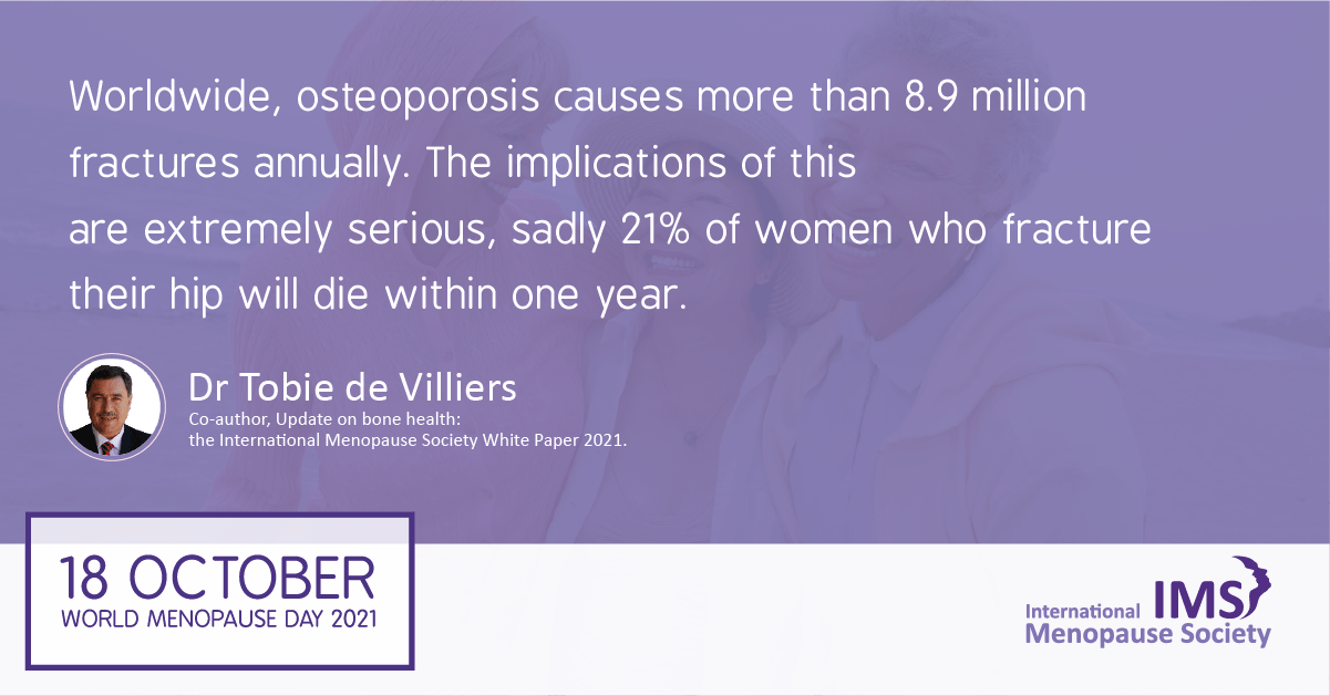 World Osteoporosis Day 2021 and Menopause
