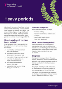 Periods and Heavy Bleeding
