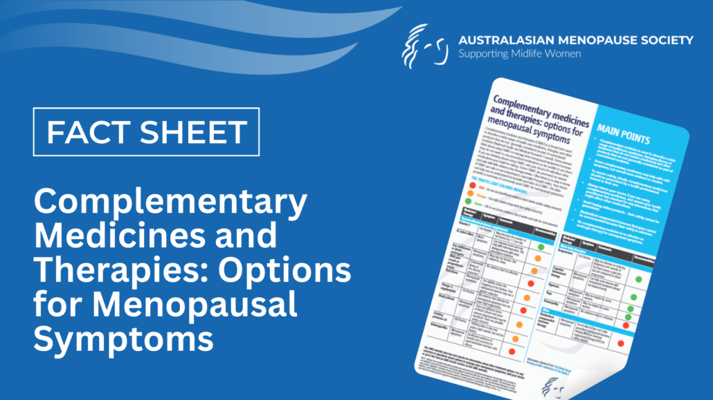 Menopause Fact Sheets
