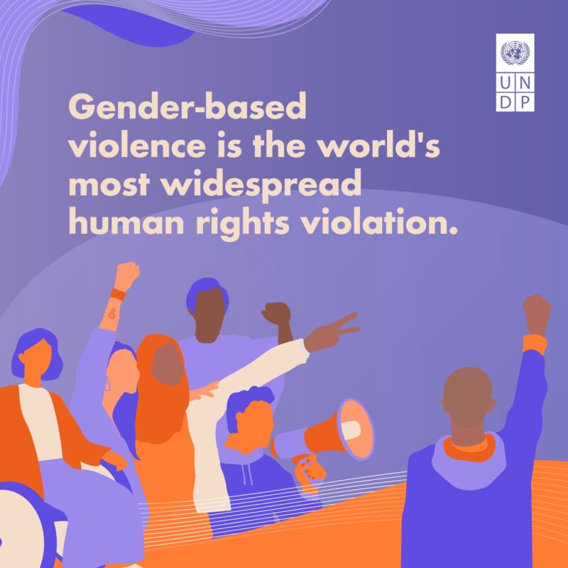 Image for the Tweet beginning: Gender-based violence undermines democracy, silences