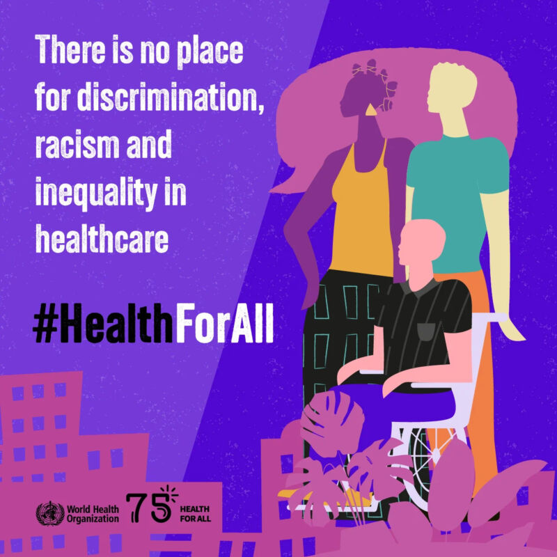 Image for the Tweet beginning: Today is #HumanRightsDay.

Health systems must