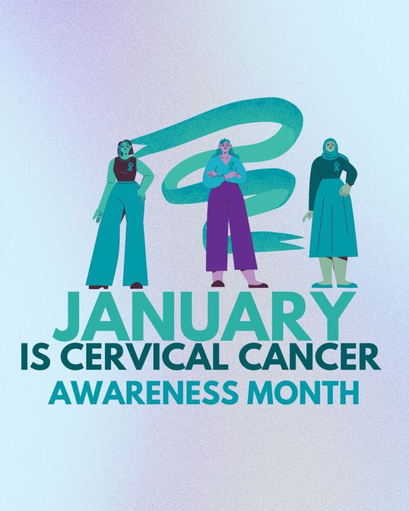 Image for the Tweet beginning: January is Cervical Health Awareness