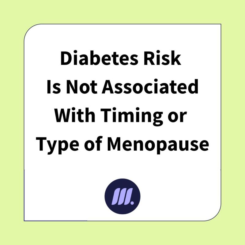 Image for the Tweet beginning: Timing and type of menopause